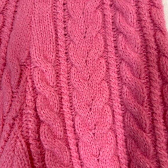 Daily Drills Sweater Pink Shorts Cheeks Cable Knit XS Small - Picture 4 of 7